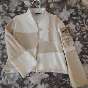 FERRE cotton stretch patchwork cardigan jacket kids size 8